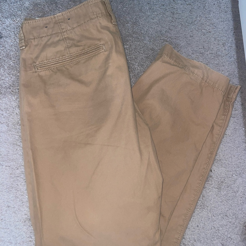 American Eagle Pants Men's 33x30 Tan Khaki _Original Straight - Picture 2 of 3